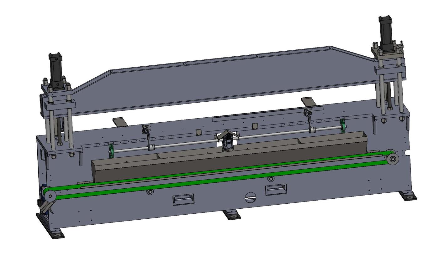 Integrated hole punching station